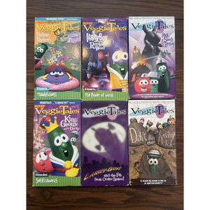 Veggie Tales VHS Animated Childrens Christian Educational VTG